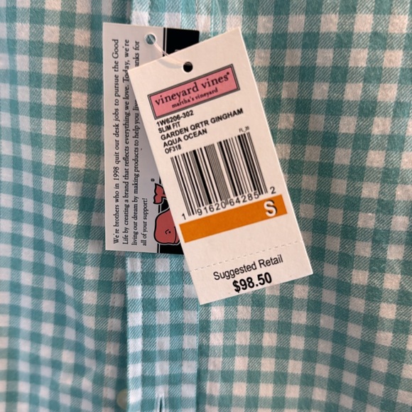 Vineyard Vines Men’s Slim Fit Whale Shirt size New with Tags - Picture 6 of 6
